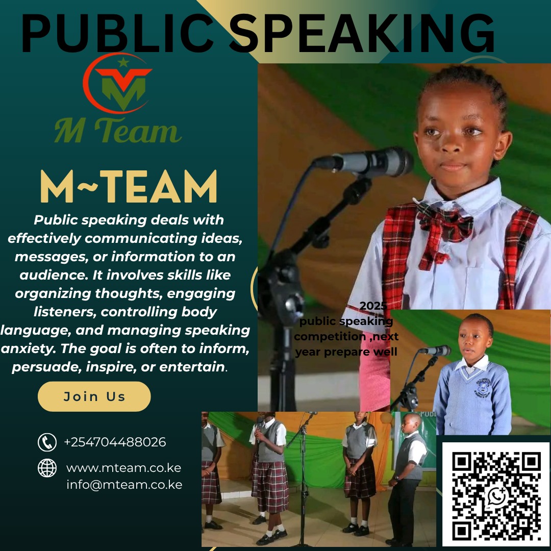 MTeam Public Speaking Programme